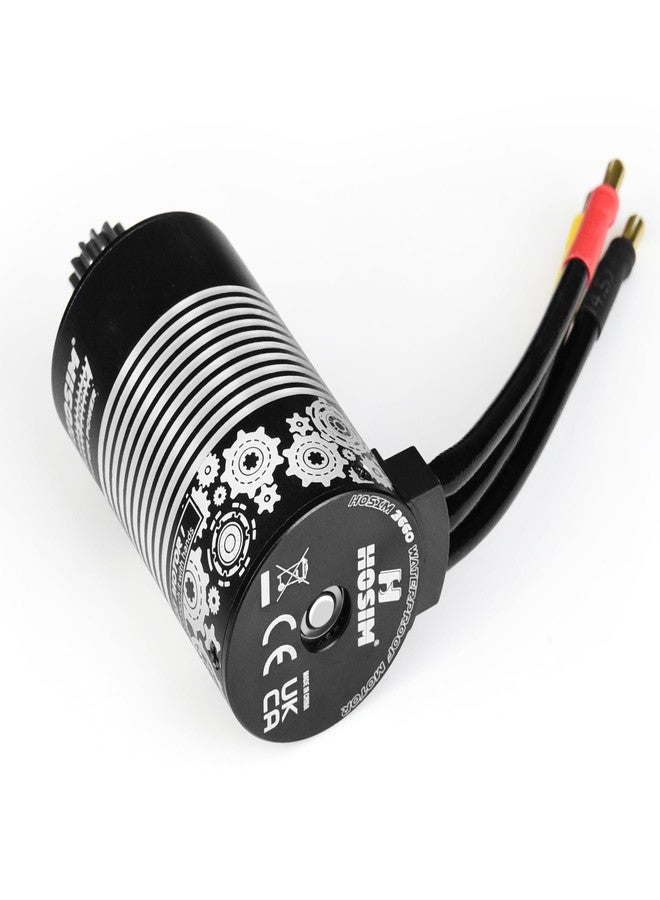 هوشيم محرك Hosim 3660 3100KV بدون فرش، محرك عالي السرعة مقاوم للماء لسيارات التحكم عن بعد بمقياس 1/8، طراز MSDJ-3660/X25-DJ36، متوافق مع X27، ومعظم قطع غيار تحديث شاحنات التحكم عن بعد بمقياس 1:8 - Image 3